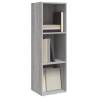 Book Cabinet & TV Cabinet - Grey Sonoma Engineered Wood