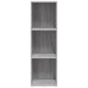 Book Cabinet & TV Cabinet - Grey Sonoma Engineered Wood