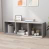 Book Cabinet & TV Cabinet - Grey Sonoma Engineered Wood