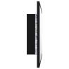 LED Bathroom Mirror Black - 60x8.5x37 cm Acrylic