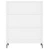 Stylish Highboard White 69.5x34x180 cm | Hipomarket