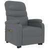 Stand Up Grey Faux Leather Massage Chair | Hipo Market