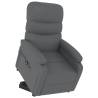 Stand Up Grey Faux Leather Massage Chair | Hipo Market