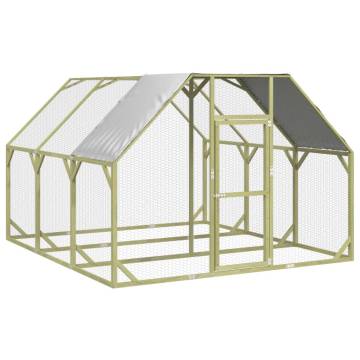 Premium Chicken Coop - Solid Pine Wood, Large 268x300x190 cm