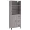 Highboard Grey Sonoma - Stylish Storage Solution | Hipo Market