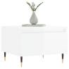 Stylish High Gloss White Coffee Tables - Set of 2