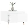 Stylish High Gloss White Coffee Tables - Set of 2