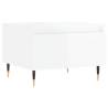 Stylish High Gloss White Coffee Tables - Set of 2