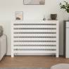 Radiator Cover White 108.5x19x84 cm - Solid Pine Wood