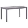 Garden Table Grey Wash 140x80x74 cm Solid Acacia Wood Colour grey Size 140 x 80 x 74 cm Quantity in Package 1 