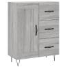 Highboard Grey Sonoma 69.5x34x180 cm - Stylish Storage Solution