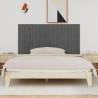 Elegant Grey Wall Headboard - Solid Pine Wood 185x90 cm