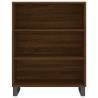 Stylish Highboard Brown Oak - Modern Engineered Wood Design