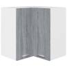 Hanging Corner Cabinet Grey Sonoma - Efficient Storage Solution