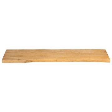 Live Edge Solid Wood Mango Table Top - 140x40x3.8 cm | HipoMarket