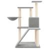 Cat Tree with Sisal Scratching Posts - Light Grey 94 cm