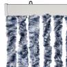 Insect Curtain Blue & White 118x220 cm | Hipomarket UK