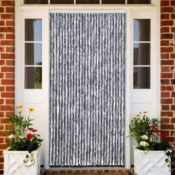 Insect Curtain Silver 118x220 cm | Chenille for Home & Caravan