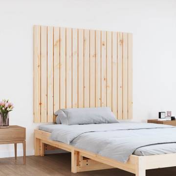 Elegant Solid Wood Pine Wall Headboard - 108x3x90 cm