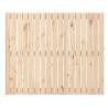 Elegant Solid Wood Pine Wall Headboard - 108x3x90 cm