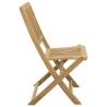 Folding Garden Chairs 2 pcs - Solid Acacia Wood | HipoMarket UK