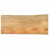 Table Top 140x60x2.5 cm Live Edge Solid Wood Mango Colour mango wood(natural) Quantity in Package 1 Size 140 x 60 cm Thickness 25 mm 