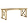 Garden Table 200x79x75 cm Impregnated Pinewood Size 200 x 79 x 75 cm Quantity in Package 1 