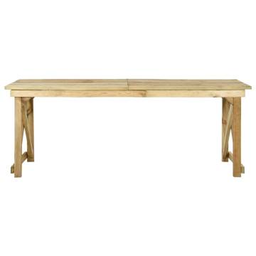 Garden Table 200x79x75 cm - Durable Pinewood for Your Outdoor Space