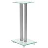 Speaker Stands - 2 pcs Tempered Glass Pillars | HipoMarket