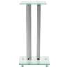 Speaker Stands - 2 pcs Tempered Glass Pillars | HipoMarket