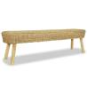 Hall Bench 160x35x45 cm Natural Rattan Size 160 x 35 x 45 cm 