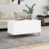 Coffee Table White 90x44.5x45 cm Engineered Wood Colour white Quantity in Package 1 