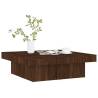 Elegant Brown Oak Coffee Table - 90x90 cm | Hipomarket