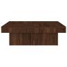 Elegant Brown Oak Coffee Table - 90x90 cm | Hipomarket