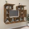 6 Piece Smoked Oak TV Cabinet Set | Stylish & Practical