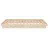 Solid Wood Bed Frame 75x190 cm - Small Single - Hipomarket