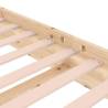 Solid Wood Bed Frame 75x190 cm - Small Single - Hipomarket