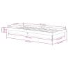 Solid Wood Bed Frame 75x190 cm - Small Single - Hipomarket