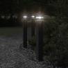 Outdoor Floor Lamp with Outlet Black 80 cm Aluminium Size 80 cm Quantity in Package 1 Bulb Quantity with outlet Model 