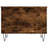 Elegant Smoked Oak Coffee Table | 60x44.5x45 cm