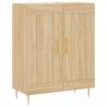 Stylish Highboard Sonoma Oak - 69.5x34x180 cm | HipoMarket