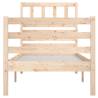 Solid Wood Bed Frame 90x190 cm - Stylish & Sturdy | Hipomarket