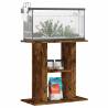 Aquarium Stand Smoked Oak - 60x30x60 cm Engineered Wood