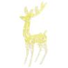 XXL Acrylic Christmas Reindeers - 250 LED Warm White - 3 pcs