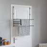 Drying Rack for Balcony - 89x25x(60-95) cm Aluminium