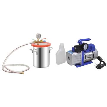 Vacuum Chamber with Pump 5.5L - Efficient Degassing Tool