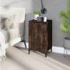 Bedside Cabinet Smoked Oak 40x35x70 cm Engineered Wood Colour smoked oak Quantity in Package 1 