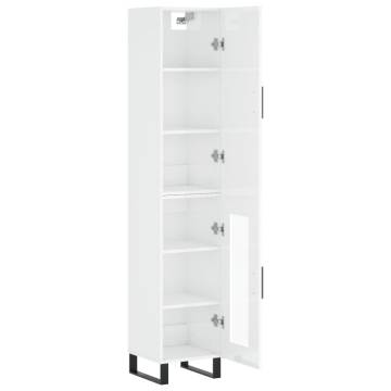 Highboard High Gloss White - Stylish Storage Solution | HipoMarket