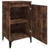 Stylish Smoked Oak Bedside Cabinet - 40x35x70 cm