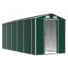 Garden Shed Green 191x470x198 cm | Durable Galvanised Steel